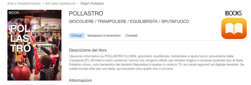 ebook, Pollastro clown, Giocoliere Trampoliere sputafuoco Napoli