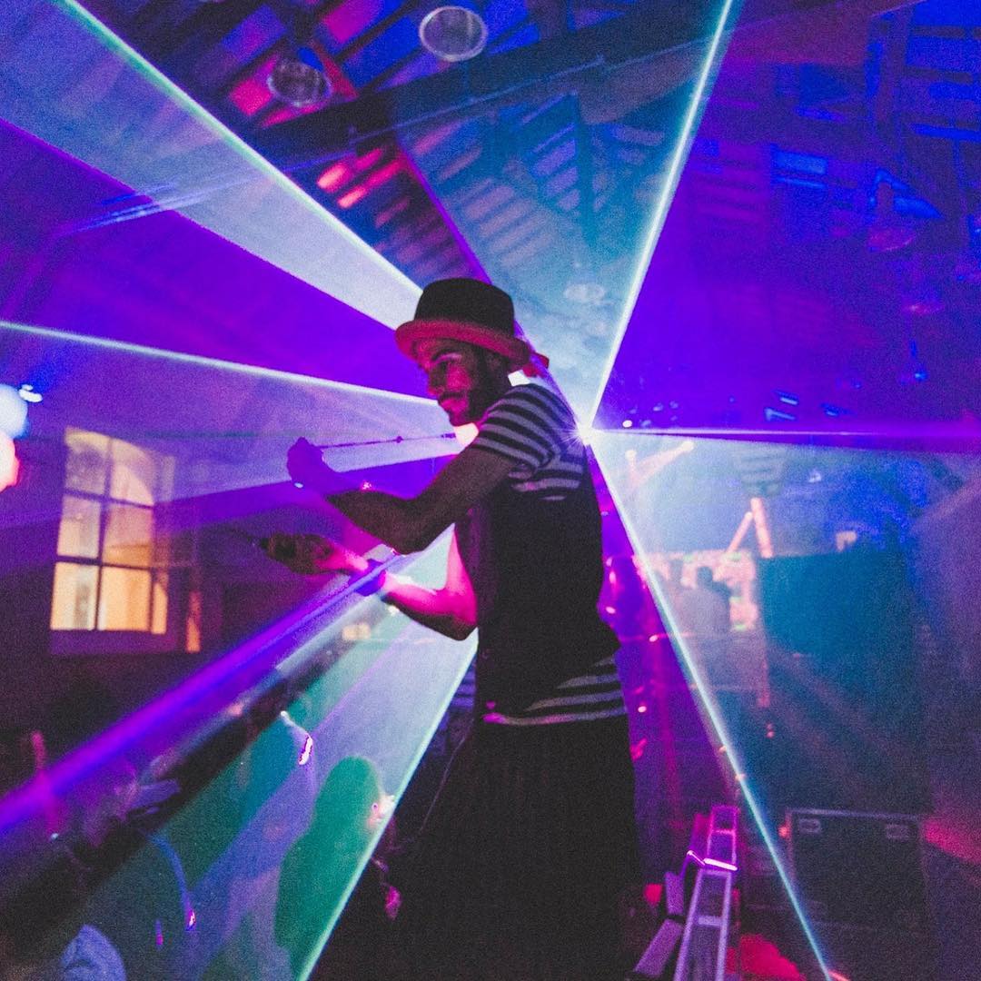 Giocoliere ali a led